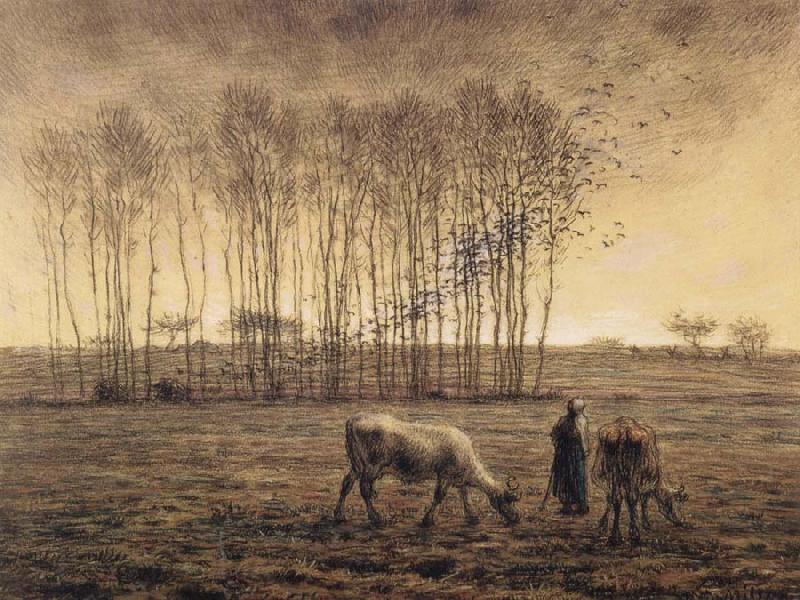 Jean Francois Millet La Femiere